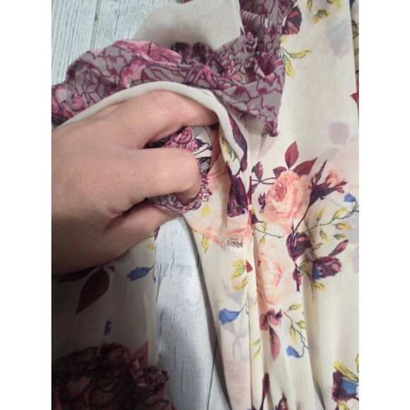 Misa LA Francoise Floral Ruffle Fairy Dress Sz. L New w Flaw - Picture 13 of 13